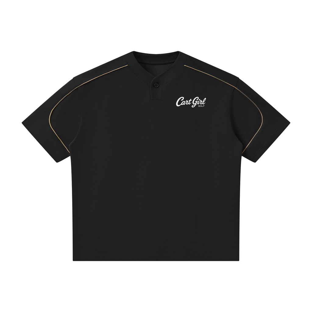 VINTAGE PIPED HENLEY