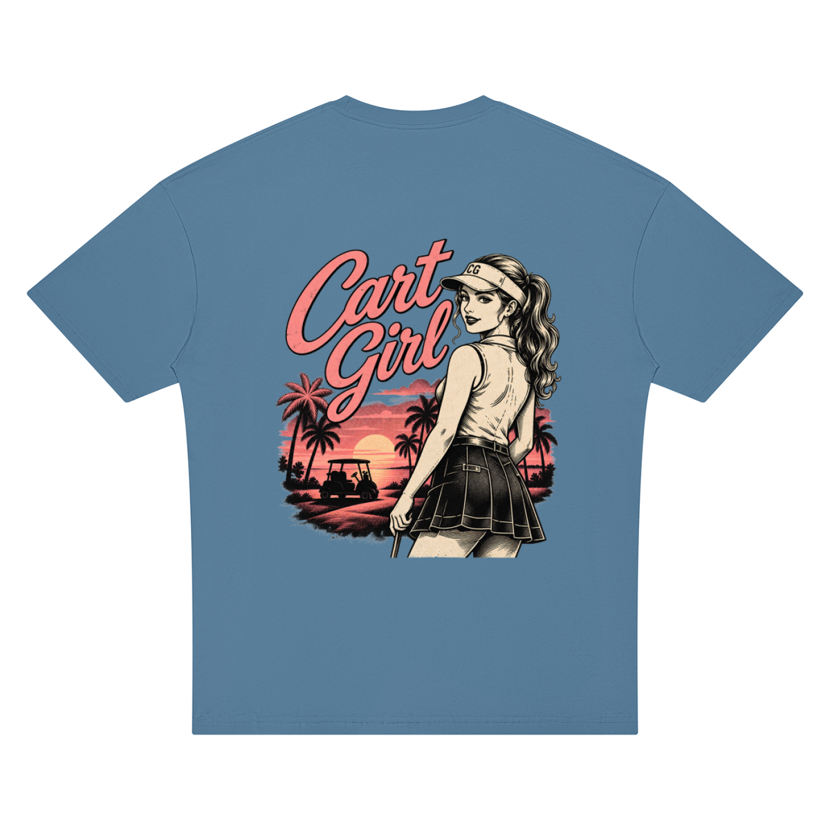 SUNSET DROP SHOULDER T