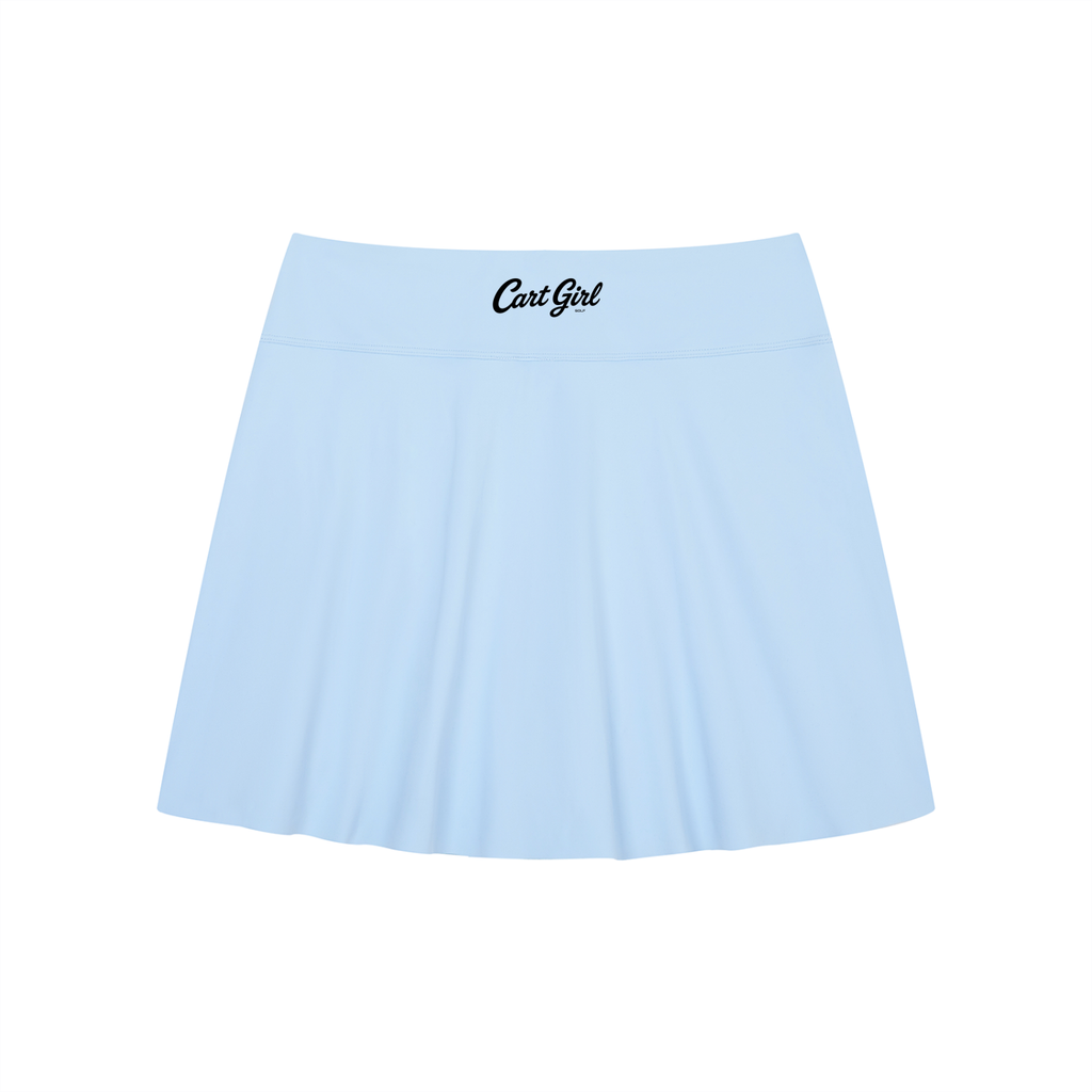 A LINE CONTRAST SKIRT