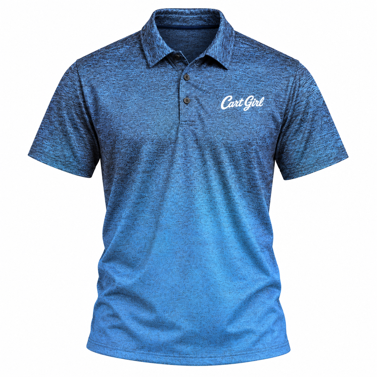 BLUE OMBRE POLO