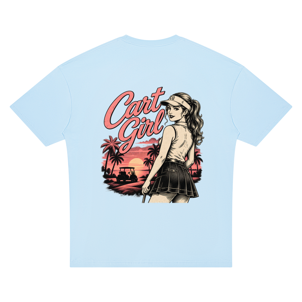 SUNSET DROP SHOULDER T