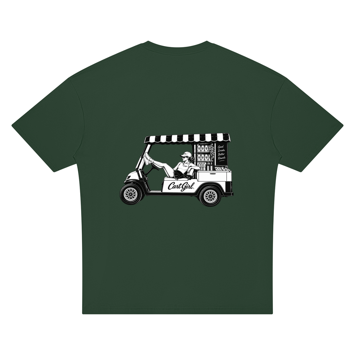 DROP SHOULDER CG GRAPHIC T