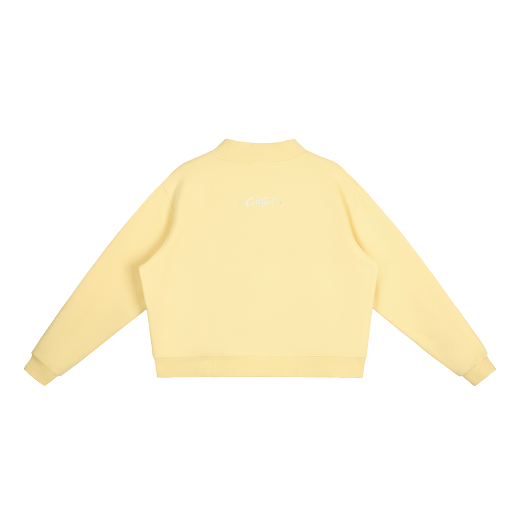WOMEN'S FLEECE CREW NECK HEART SWEATSHIRT
