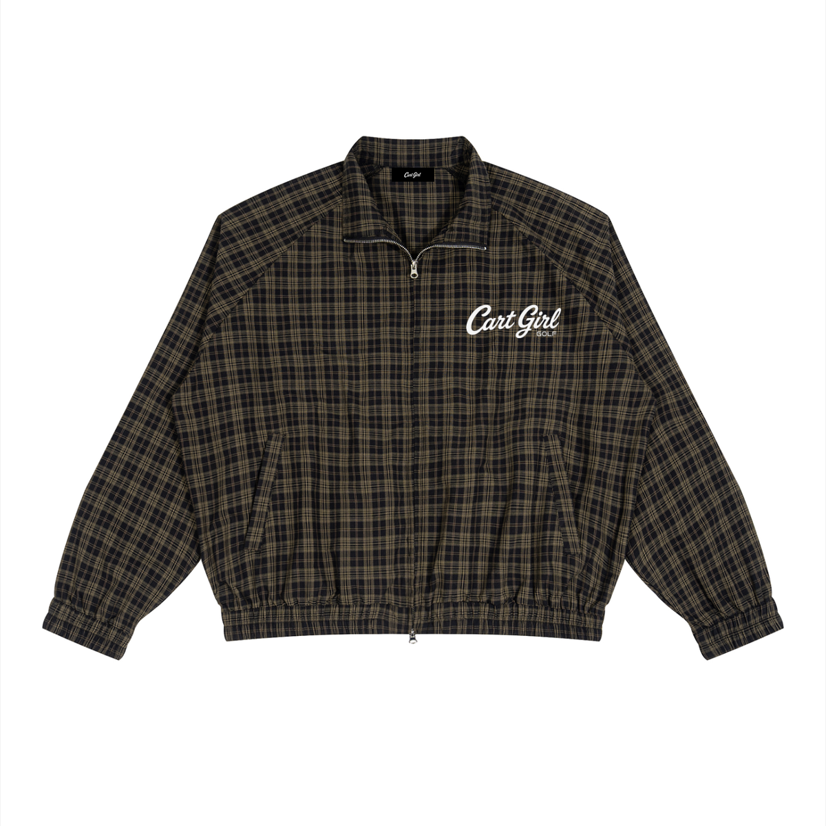 CART GIRL PLAID ZIP