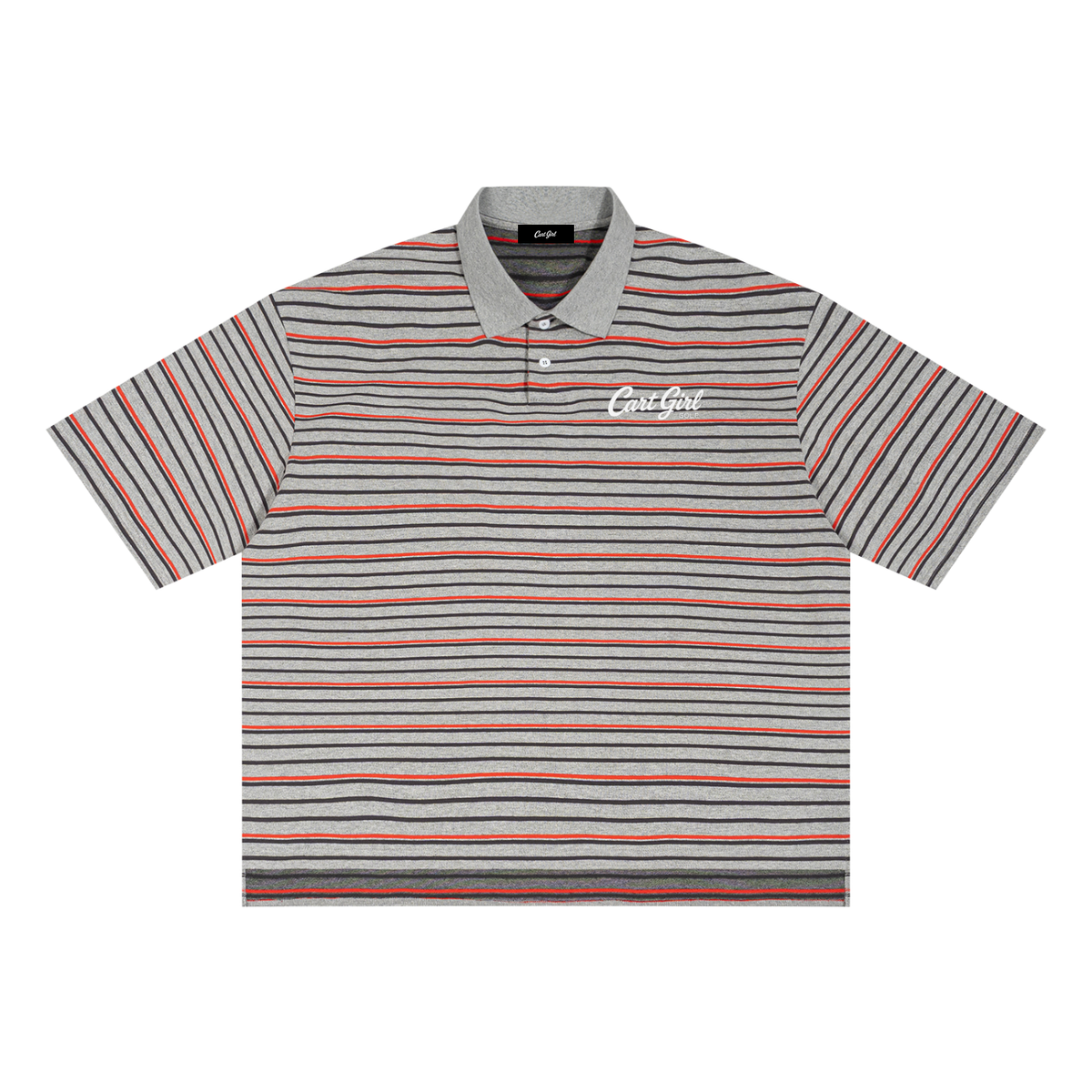 STRIPED BOXY POLO