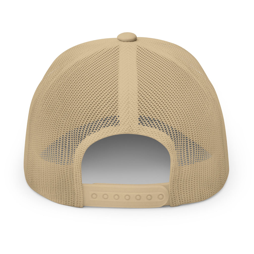 Embroidered 'CG' Patch Trucker Cap — Retro Snapback Hat