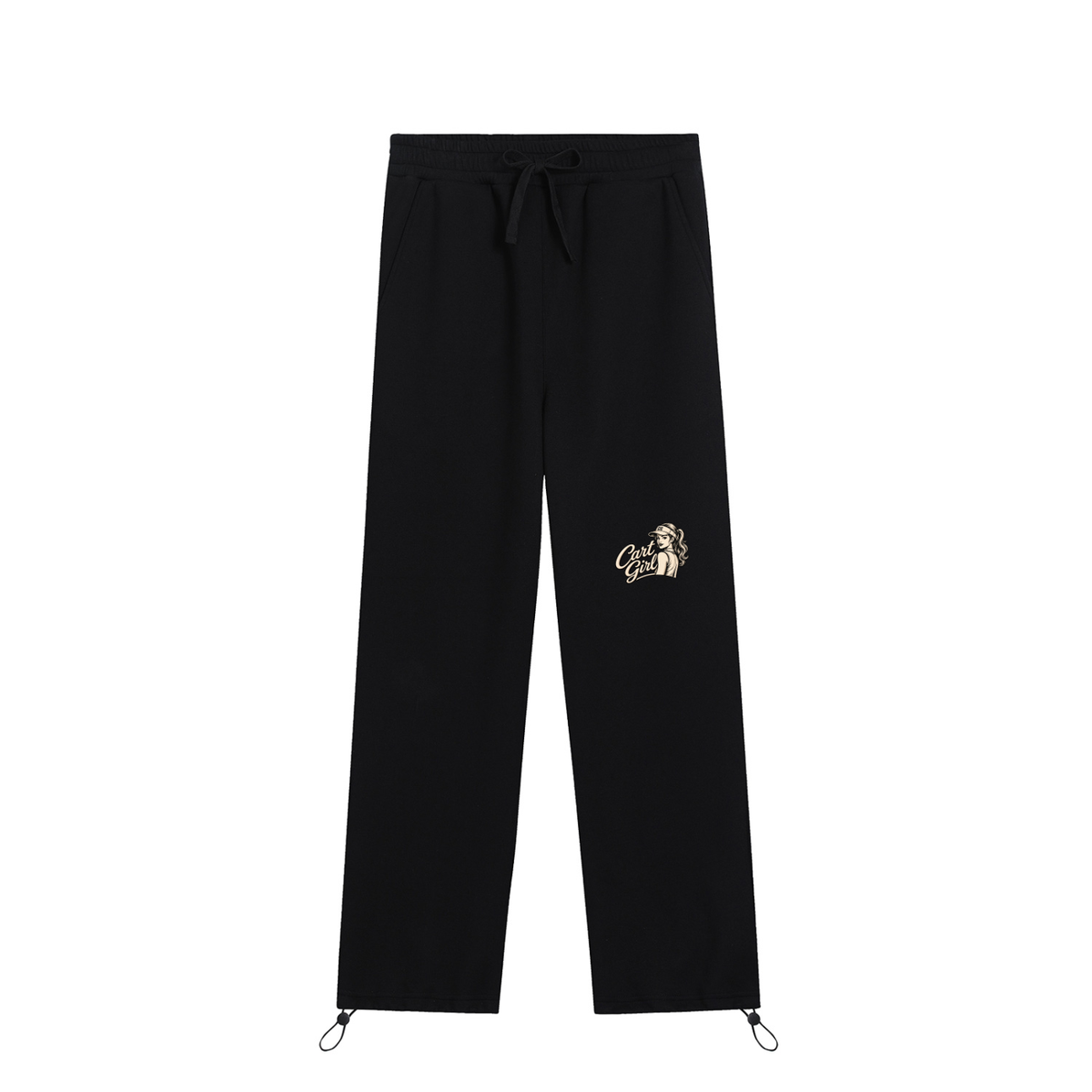 DRAWSTRING STRAIGHT LEG SWEATPANTS