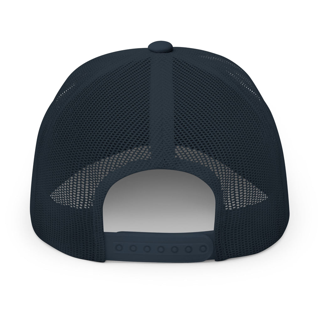 Embroidered 'CG' Patch Trucker Cap — Retro Snapback Hat