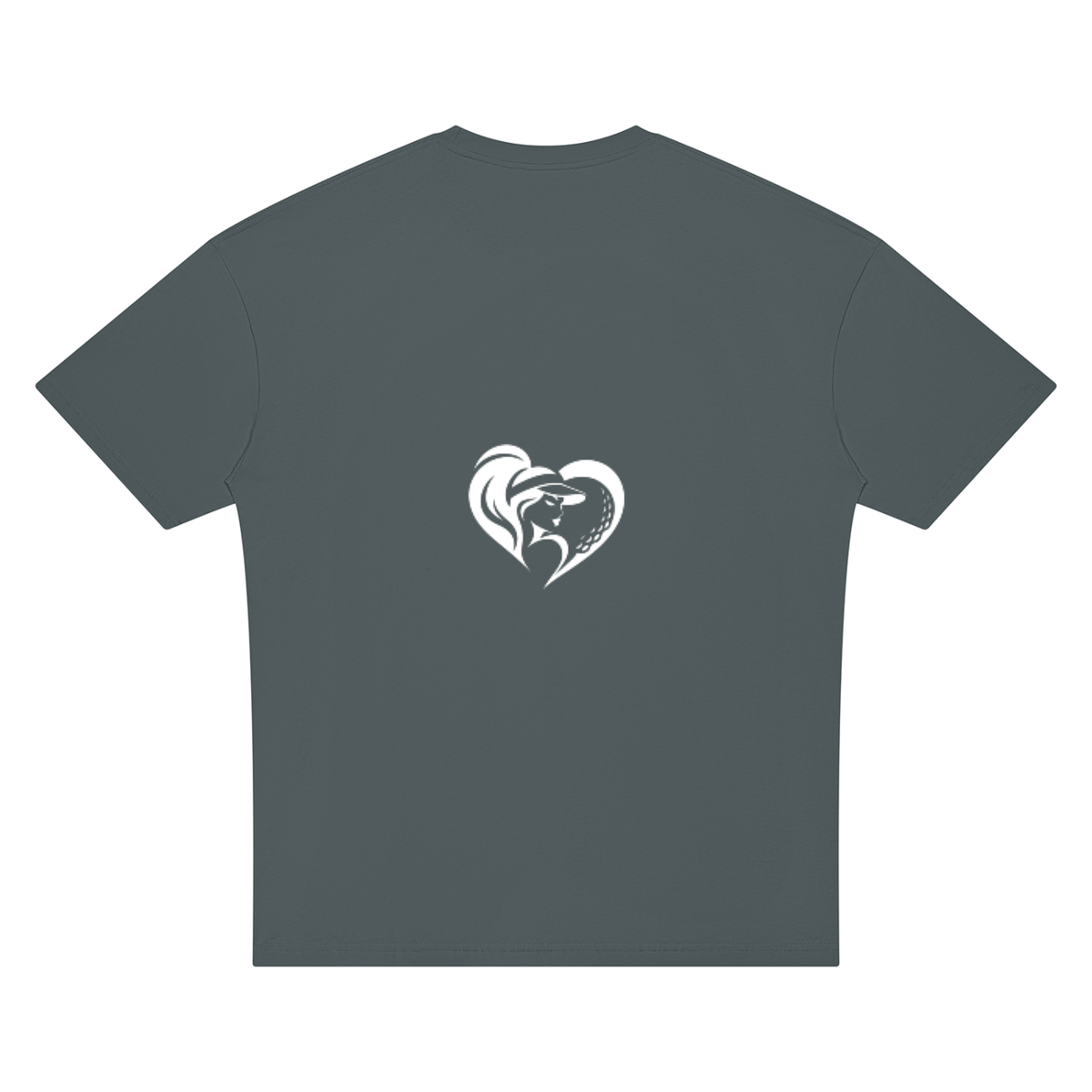 DROP SHOULDER CG HEART GRAPHIC T