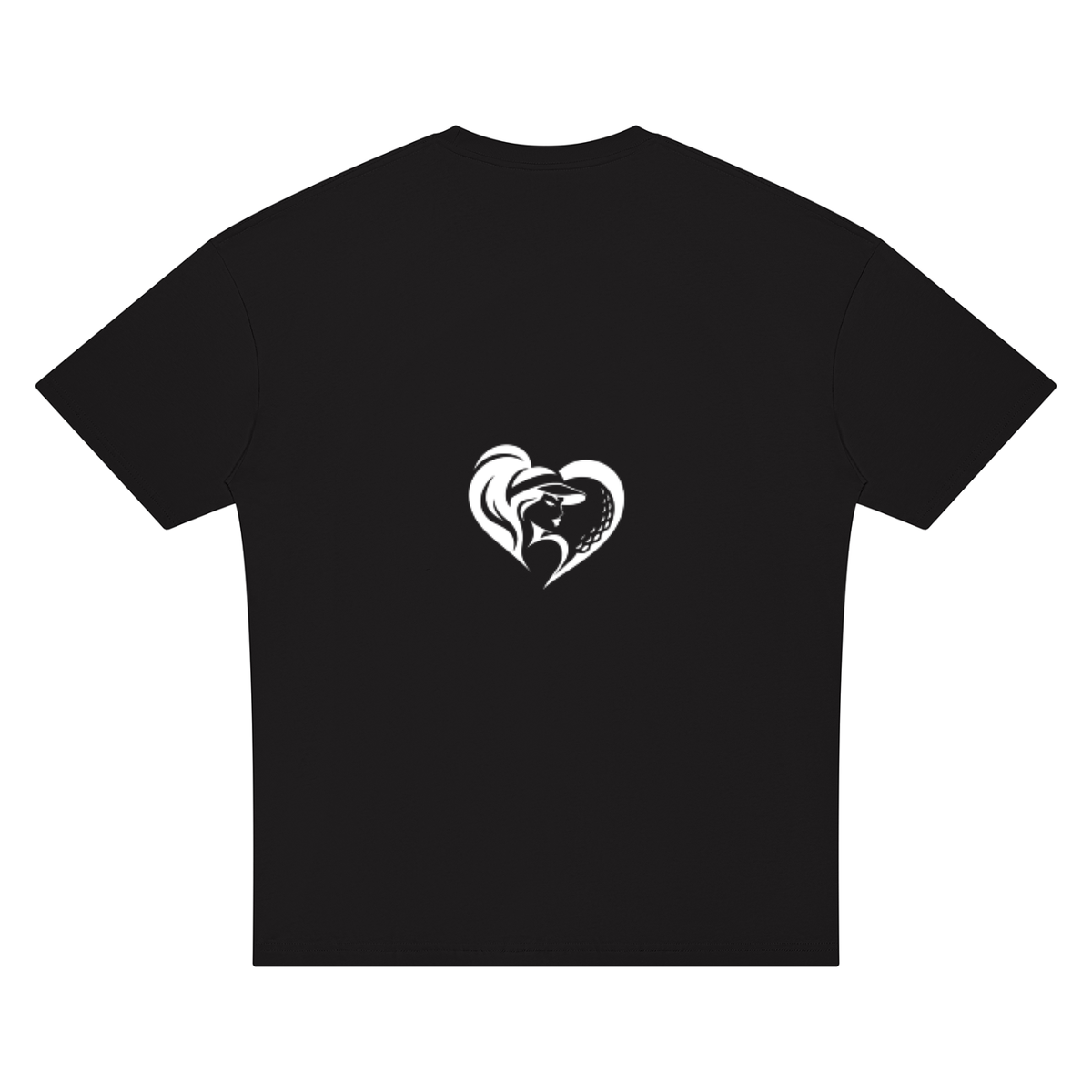 DROP SHOULDER CG HEART GRAPHIC T