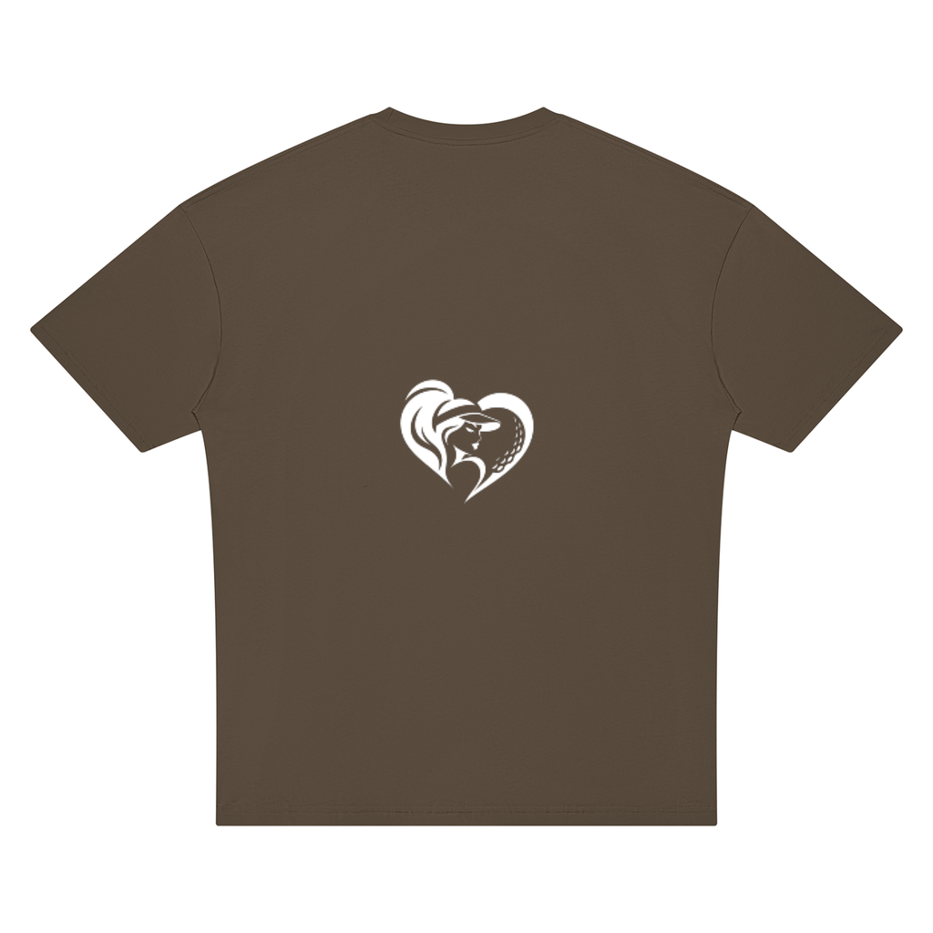 DROP SHOULDER CG HEART GRAPHIC T