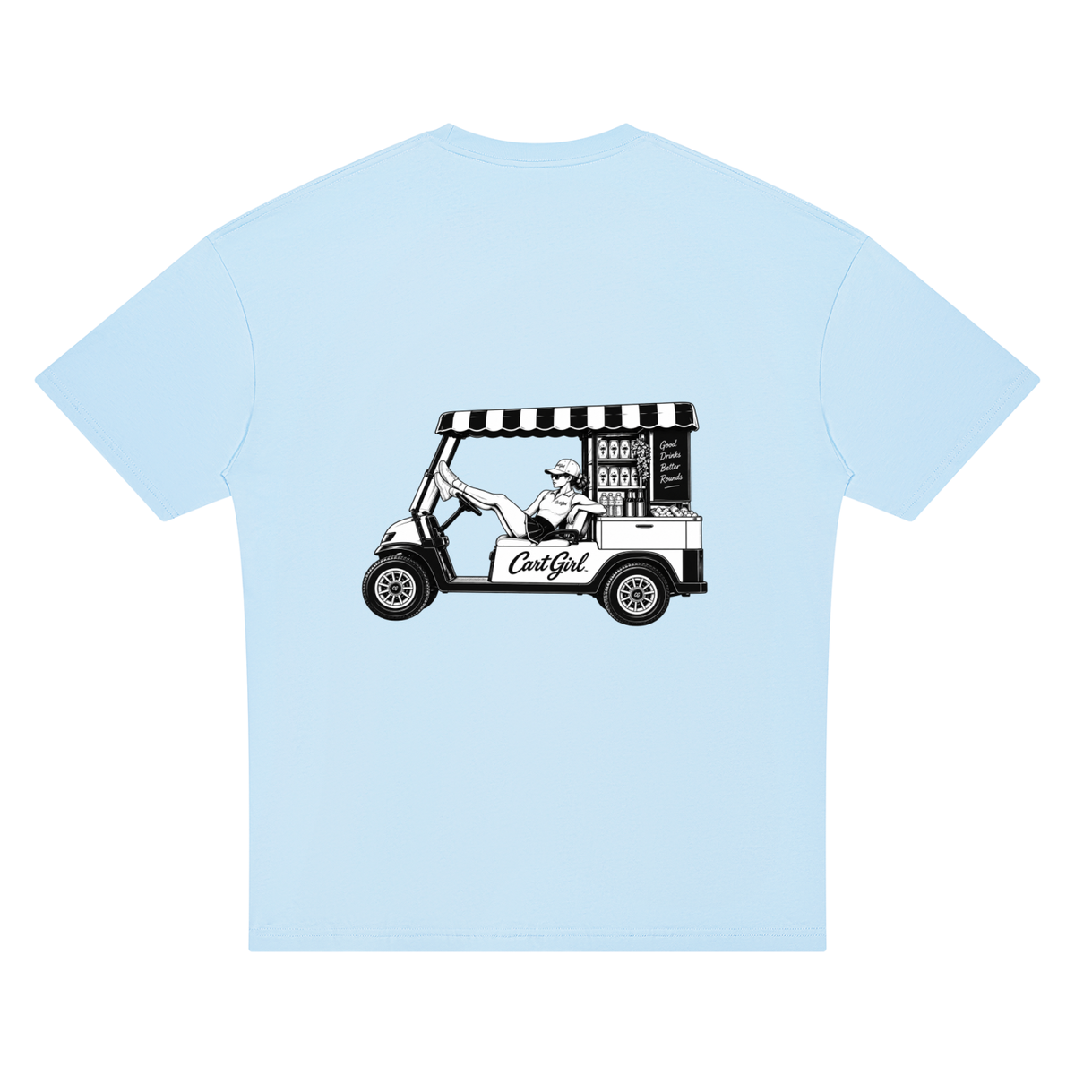 DROP SHOULDER CG GRAPHIC T