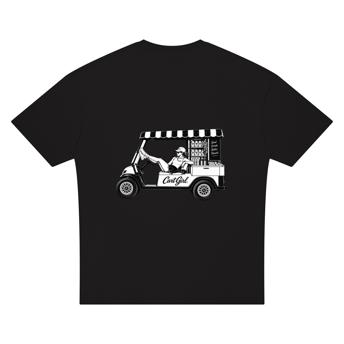 DROP SHOULDER CG GRAPHIC T