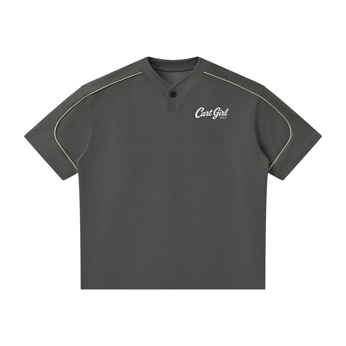 VINTAGE PIPED HENLEY
