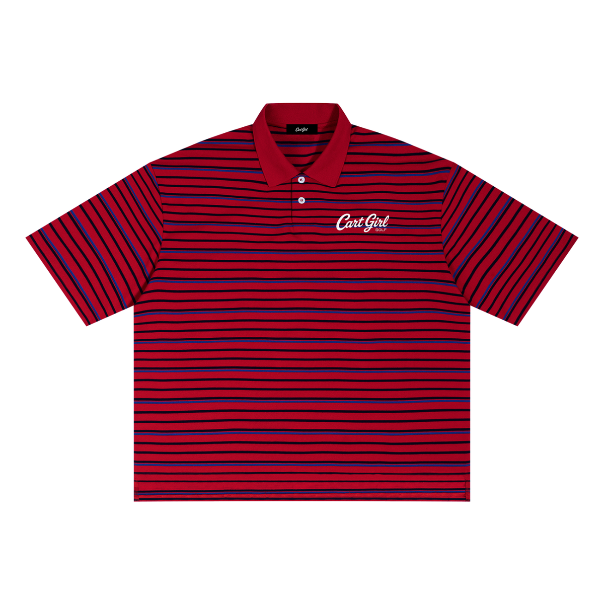STRIPED BOXY POLO