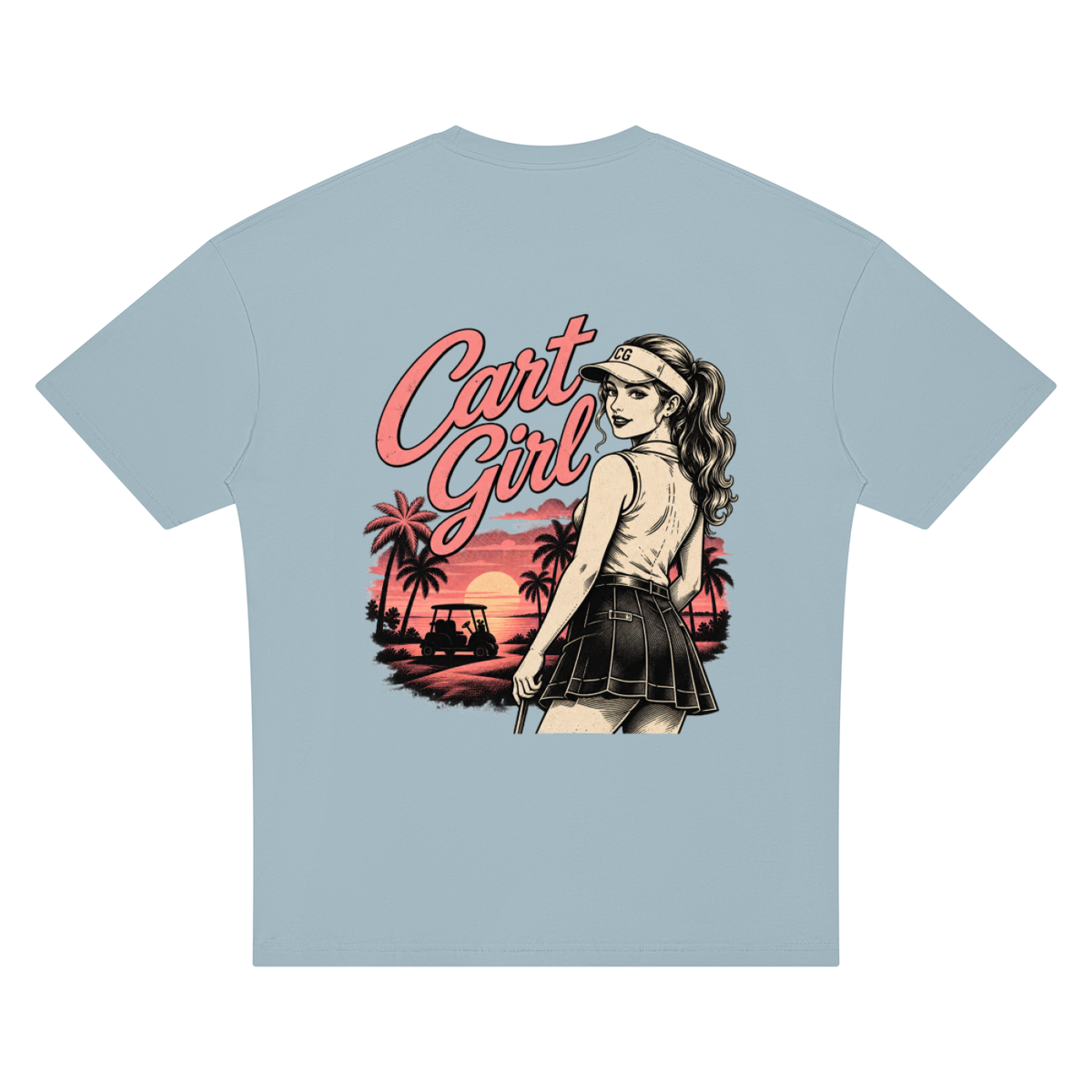 SUNSET DROP SHOULDER T