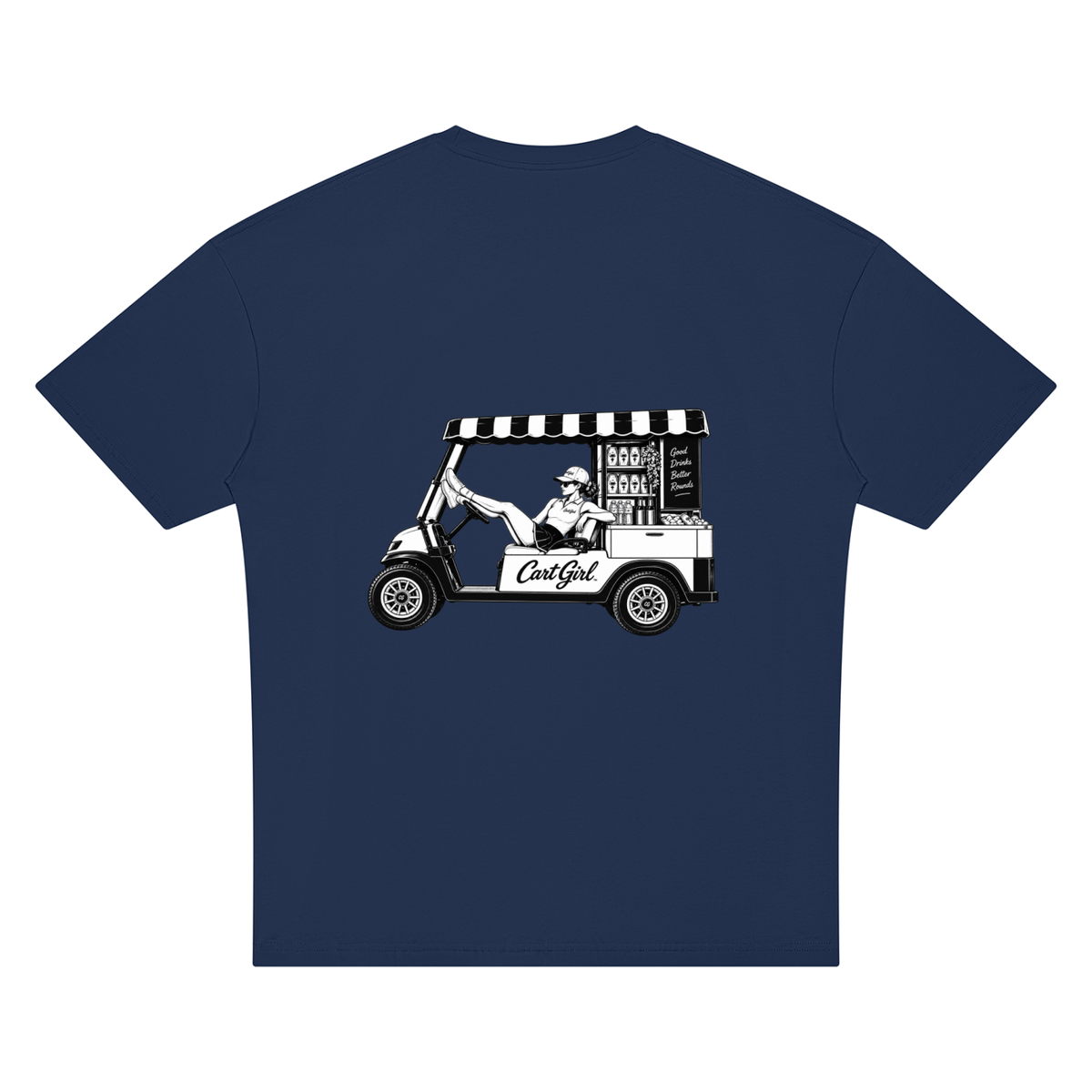 DROP SHOULDER CG GRAPHIC T