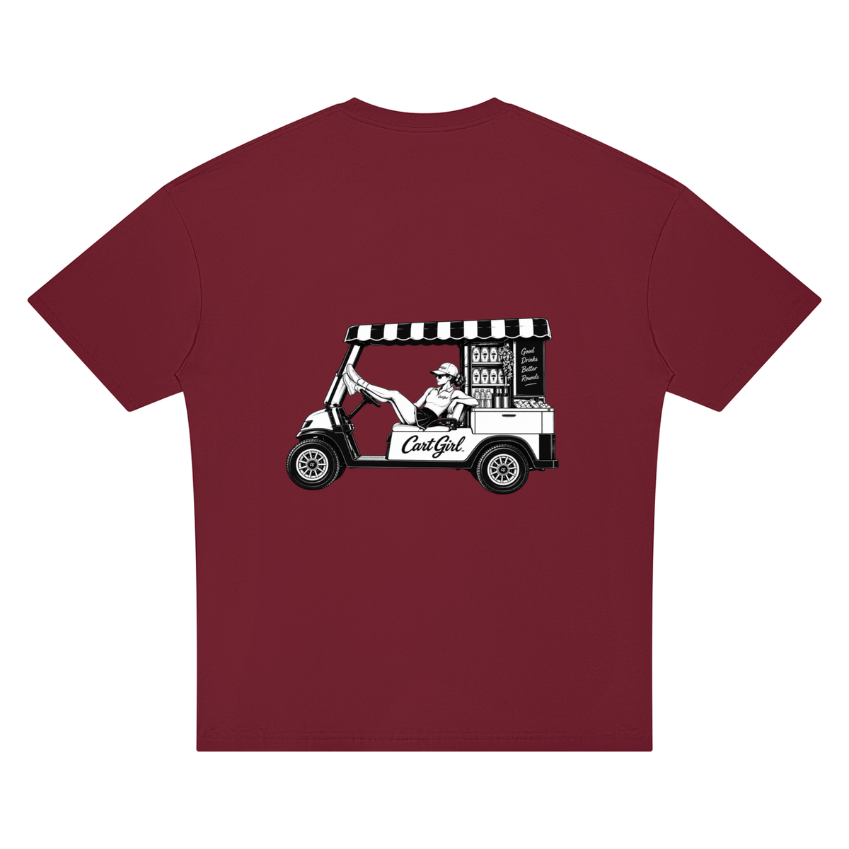DROP SHOULDER CG GRAPHIC T