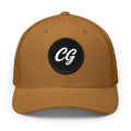 Embroidered 'CG' Patch Trucker Cap — Retro Snapback Hat