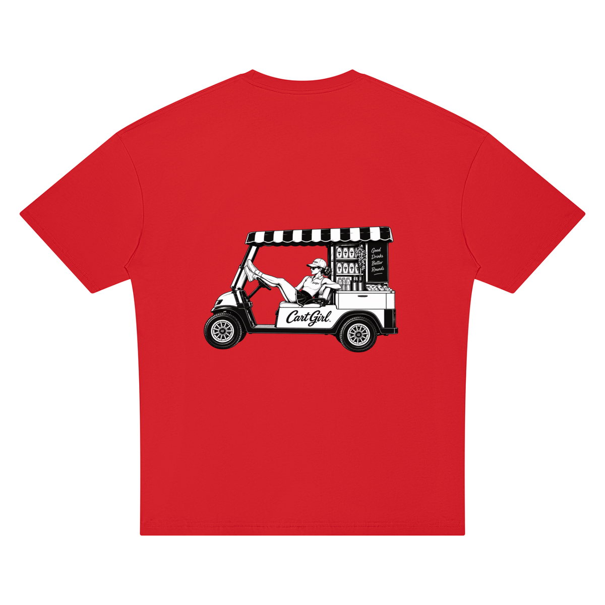 DROP SHOULDER CG GRAPHIC T