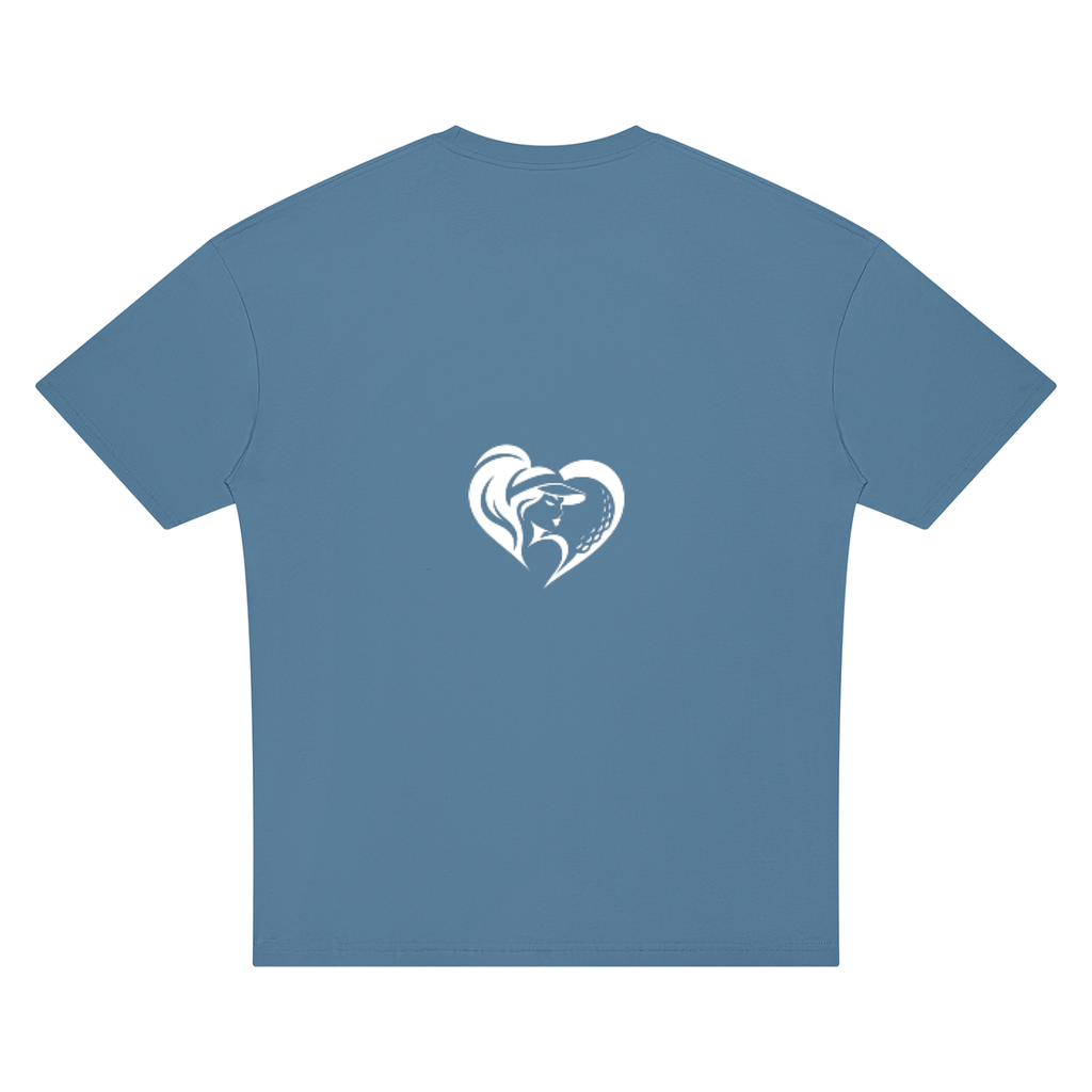 DROP SHOULDER CG HEART GRAPHIC T
