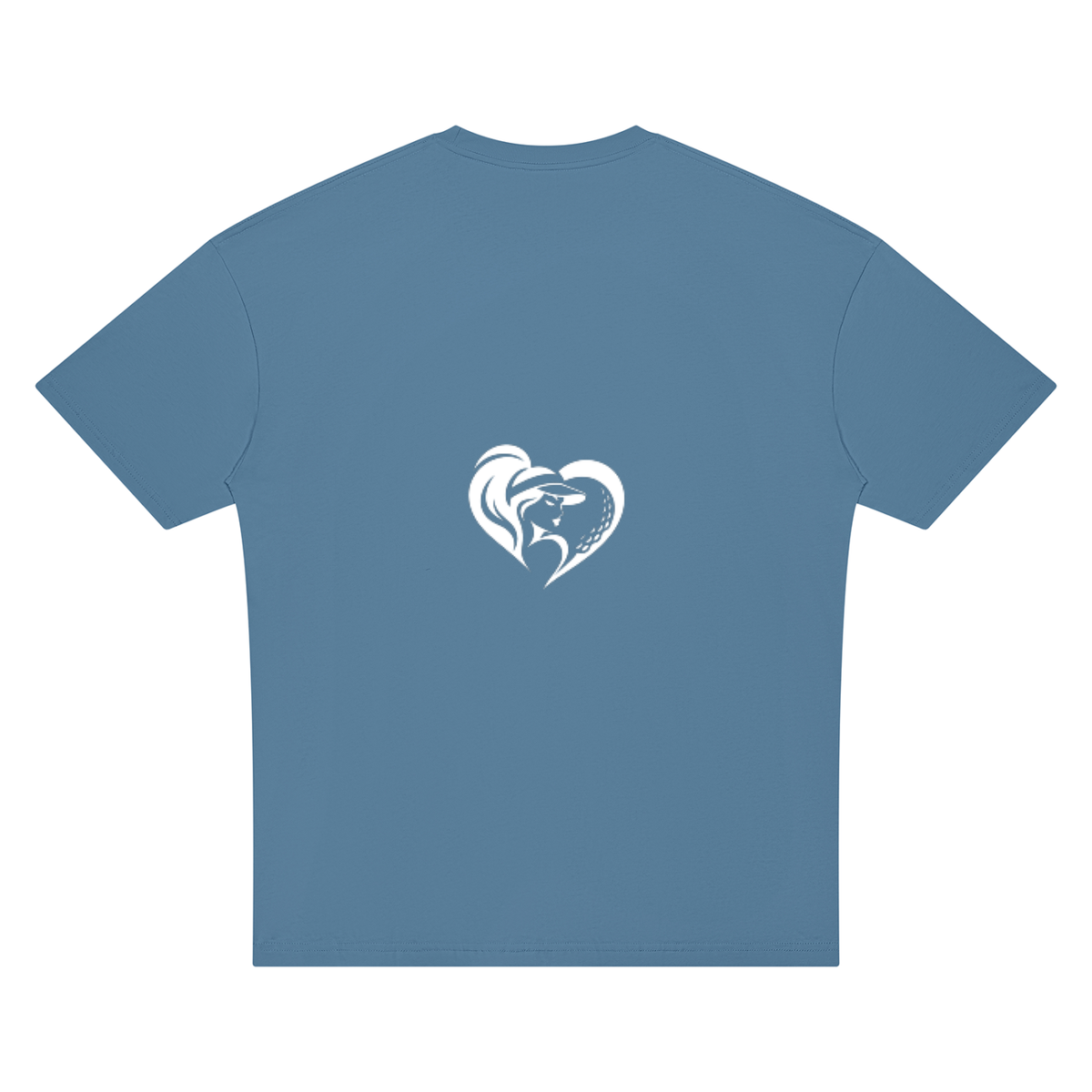 DROP SHOULDER CG HEART GRAPHIC T