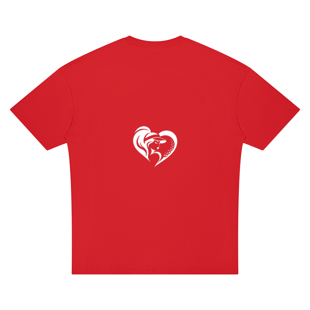 DROP SHOULDER CG HEART GRAPHIC T