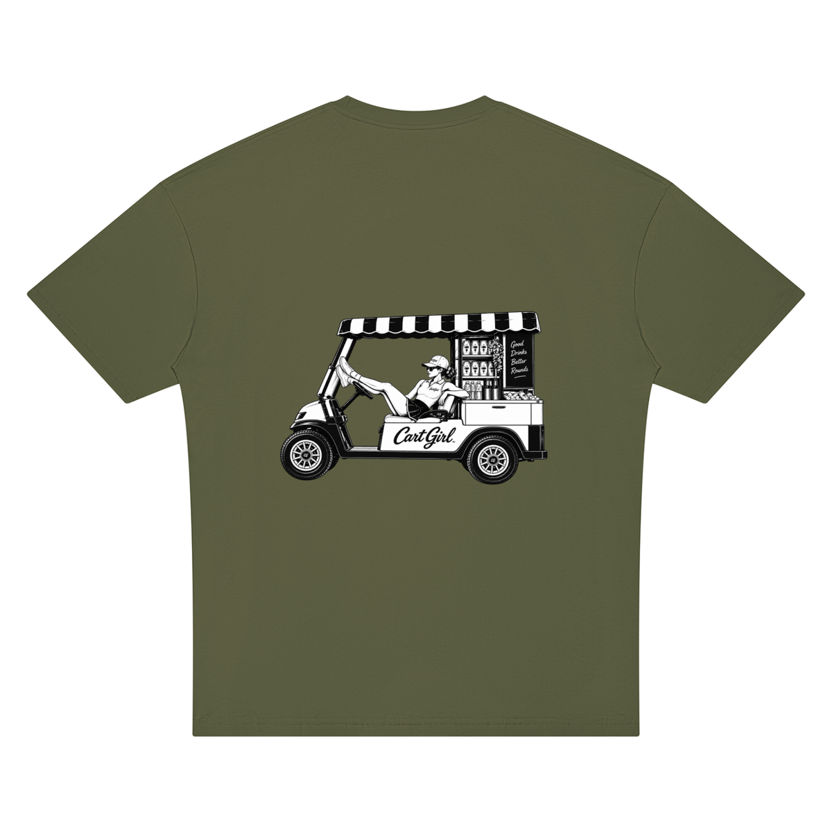DROP SHOULDER CG GRAPHIC T