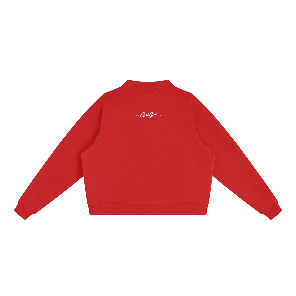 WOMEN'S FLEECE CREW NECK HEART SWEATSHIRT