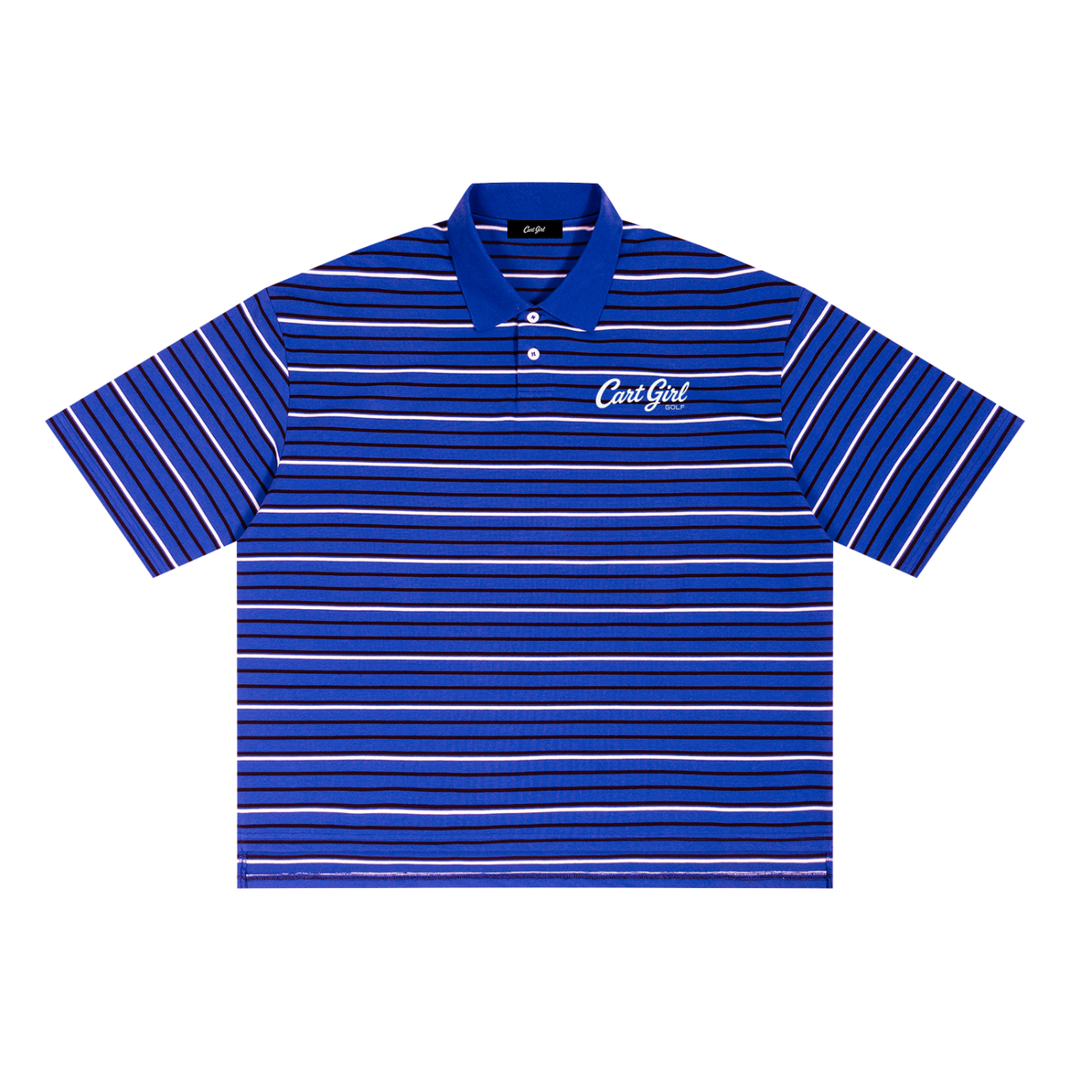 STRIPED BOXY POLO
