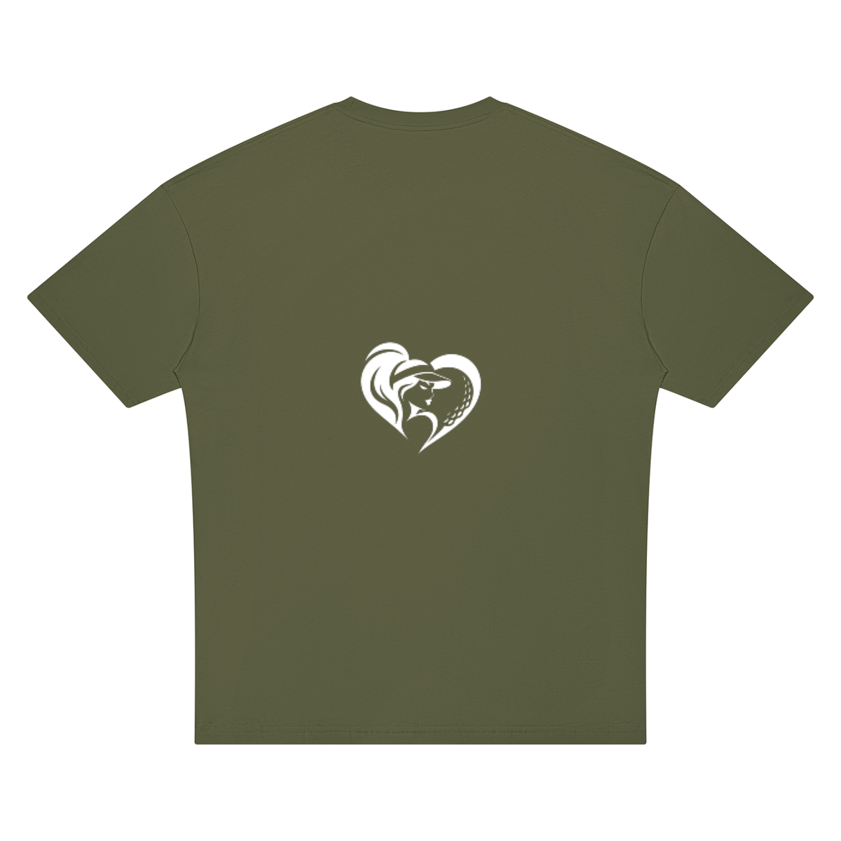 DROP SHOULDER CG HEART GRAPHIC T
