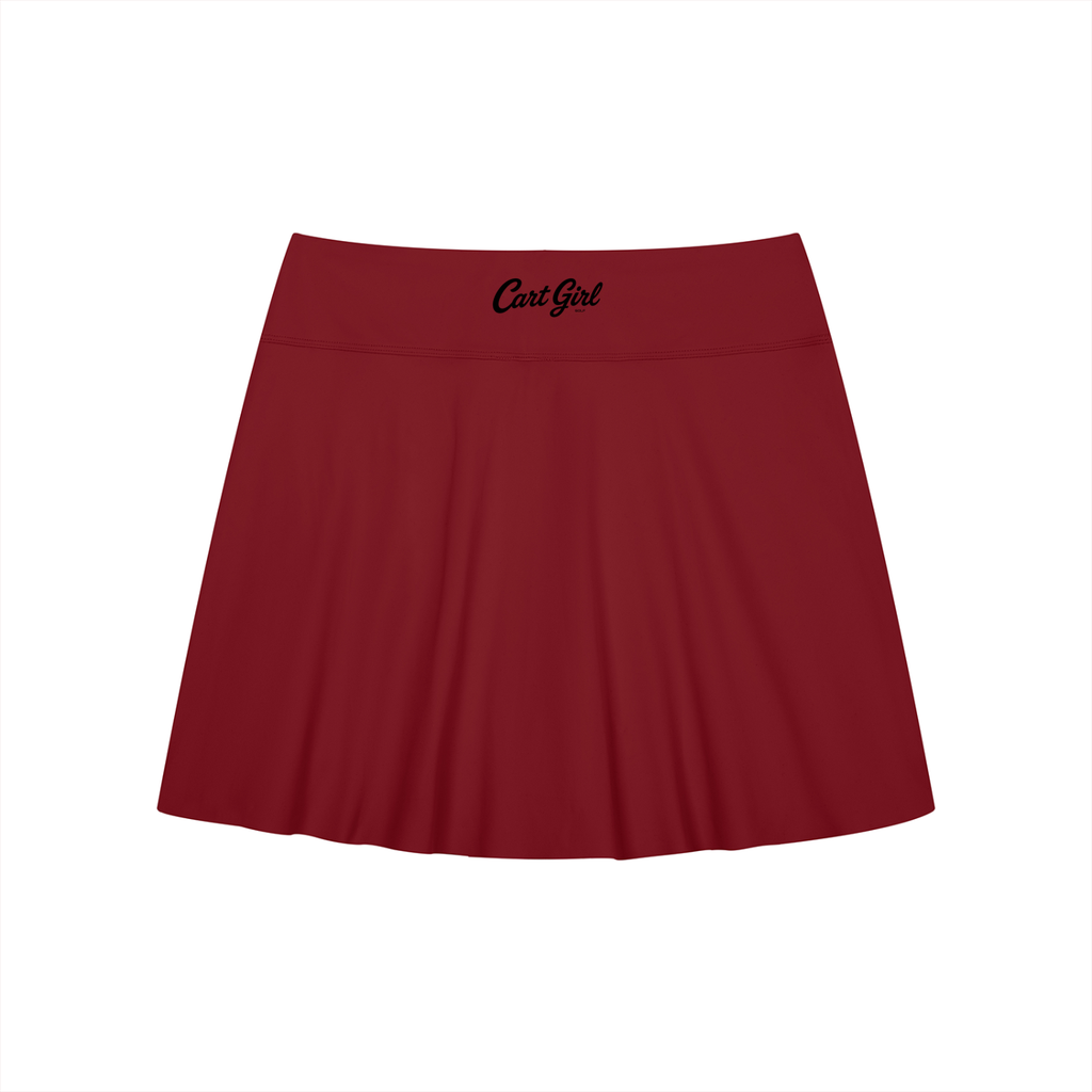A LINE CONTRAST SKIRT