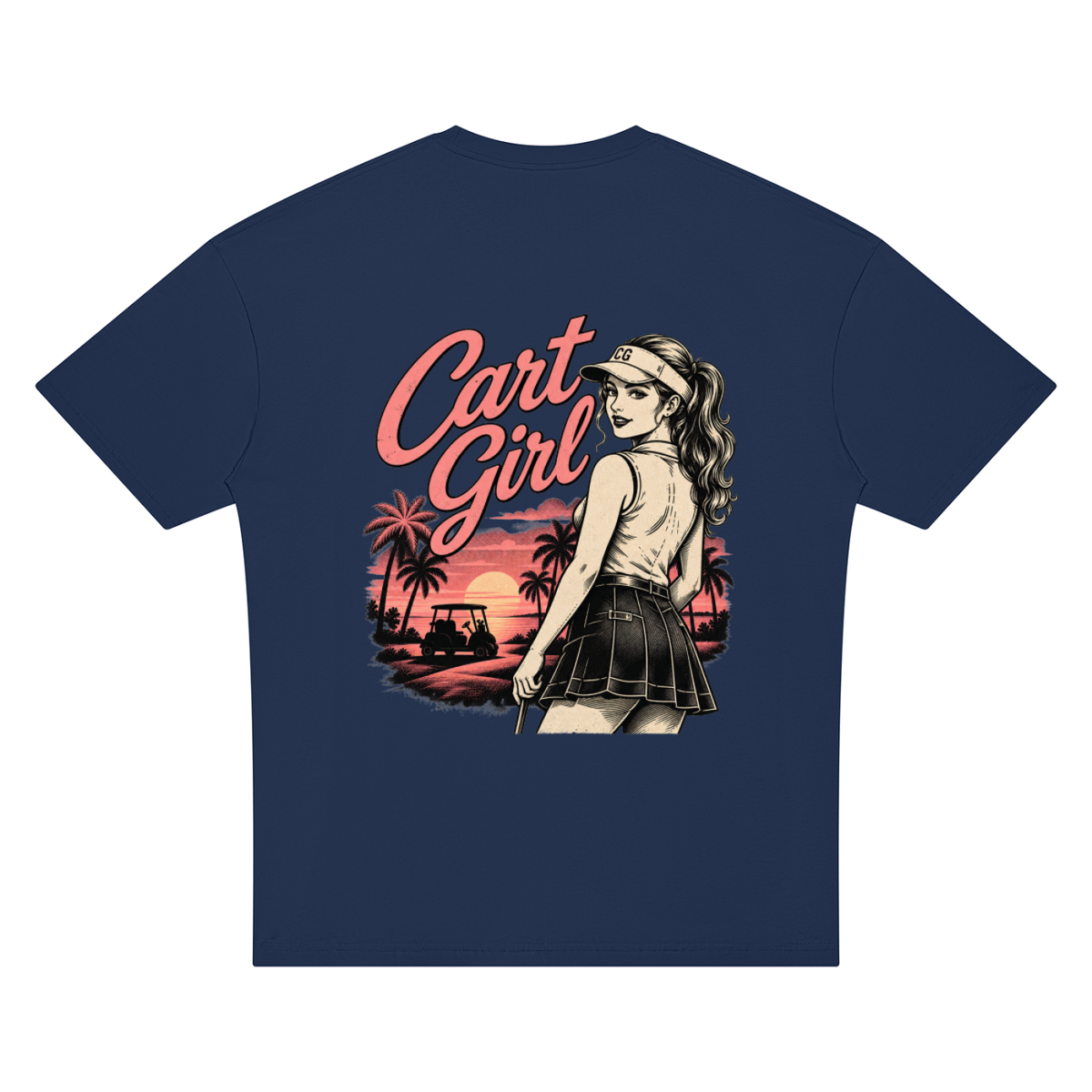SUNSET DROP SHOULDER T