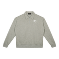 BOXY QUARTER ZIP SWEATSHIRT