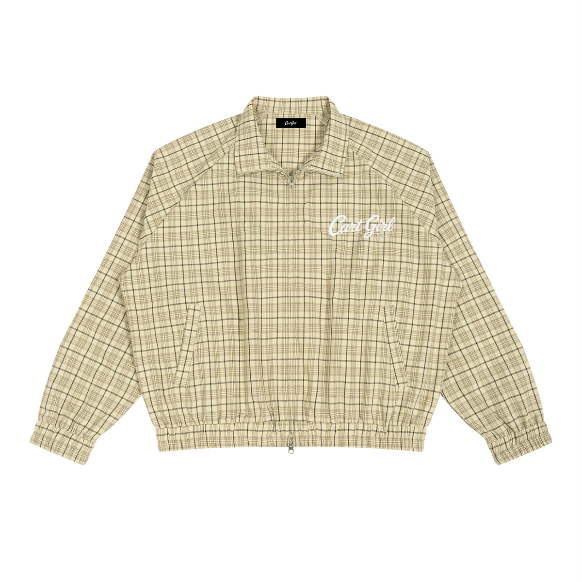 CART GIRL PLAID ZIP