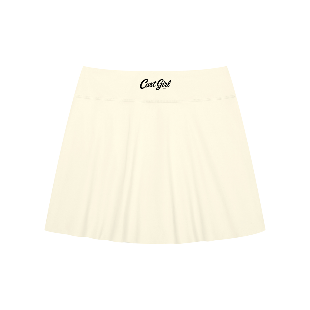 A LINE CONTRAST SKIRT