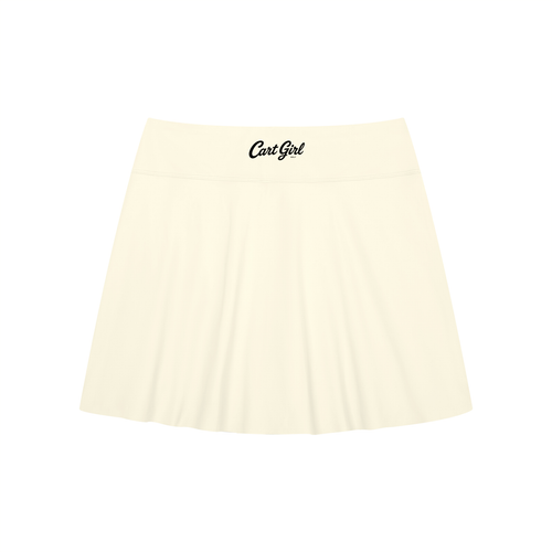 A LINE CONTRAST SKIRT